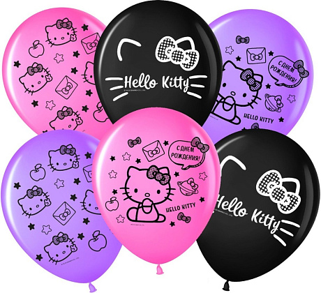 Латексные шары Hello Kitty - Фото 1