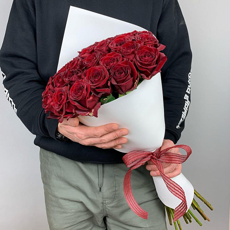 Букет «Красные розы » М - Фото 1