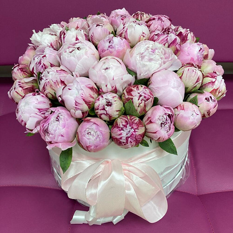 Букет из 51 пиона №161 - Фото 1