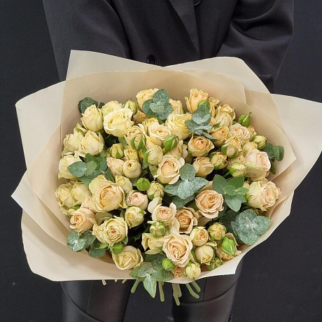 Букет из кустовых роз Axana 15шт - Фото 1