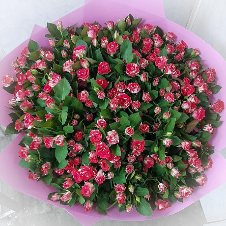 Букет из кустовой розы №160 - Фото 1