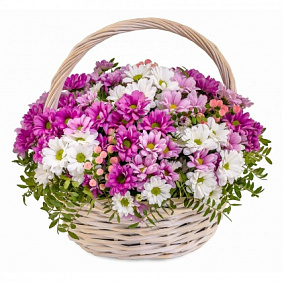 Цветочная корзина "Радужные сны"
