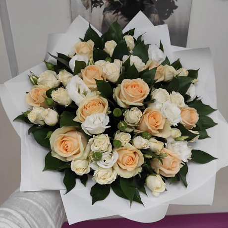 Букет цветов Шампань №166 - Фото 1