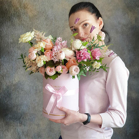Букет цветов Нежная Лолита №160 - Фото 1