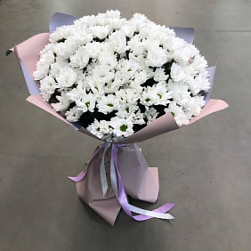 Букет с хризантемами №295