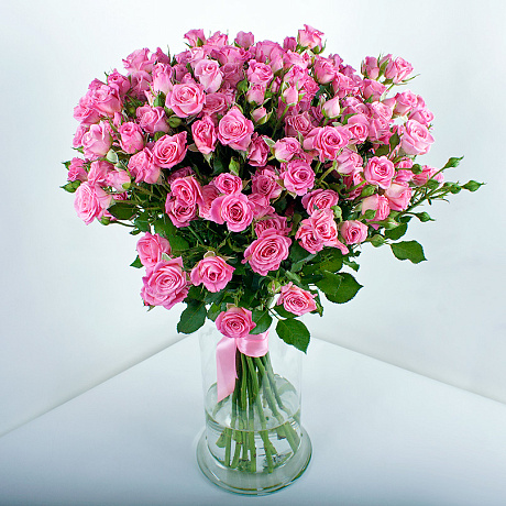 Букет 27 кустовых роз - Фото 1