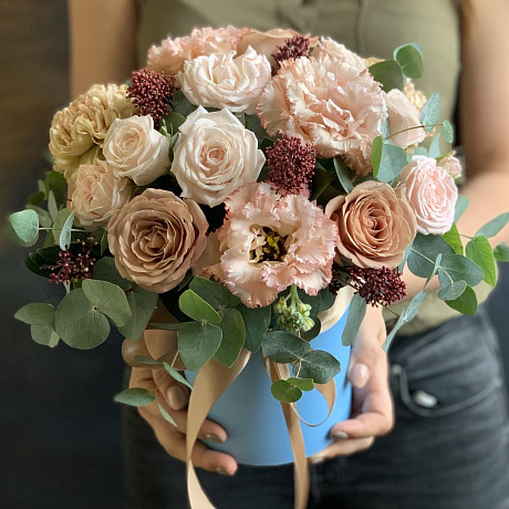 Букет цветов Крем Брюле №167 - Фото 1