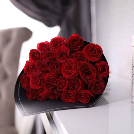 Букет из 25 роз Freedom - Фото 1