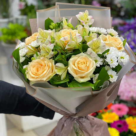 Букет цветов Нежность №342 - Фото 1