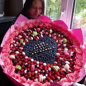 Клубничный букет "Душа"