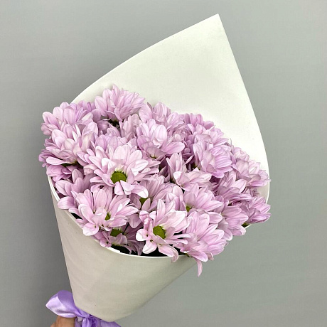Букет из розовой хризантемы №161 - Фото 1