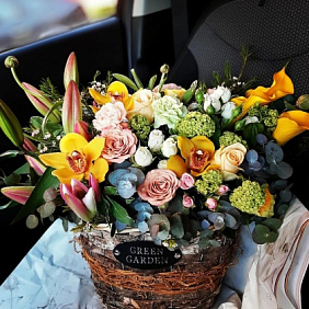 Букет цветов "Буйство цветов и цвета"