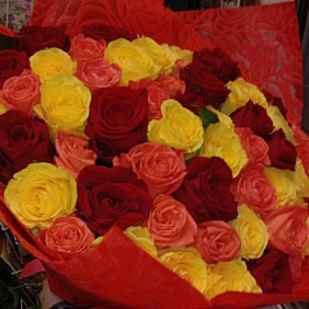 Букет цветов микс №160