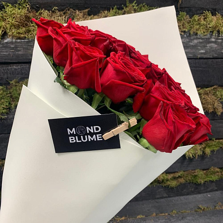 Моно Букет из 25 роз - Фото 1