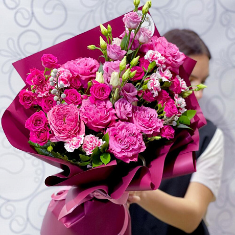 Букет цветов Бордо №171 - Фото 1