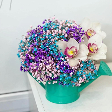 Букет цветов Цветочная лейка №160 - Фото 1