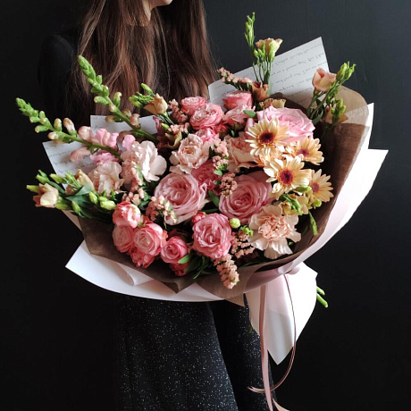 Букет цветов Шоколад с клубникой - Фото 1