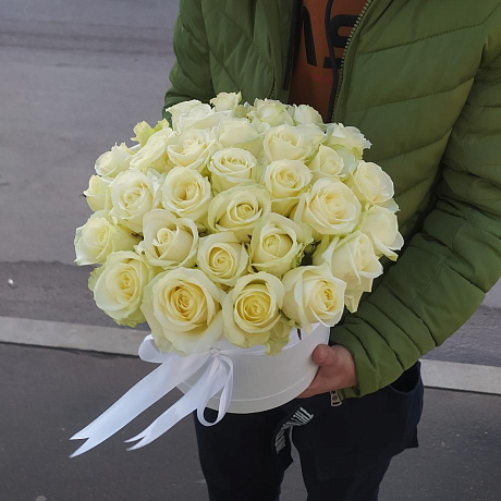 Букет цветов Белоснежка №165 - Фото 1
