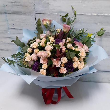 Букет цветов Лед и пламя №161 - Фото 1