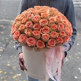 Цветы в коробке №565