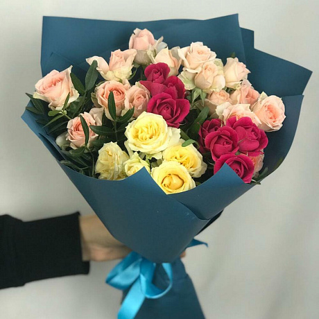 Букет цветов Карамель №160 - Фото 1