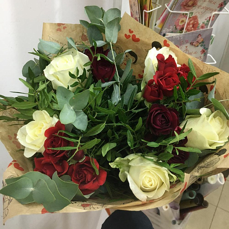 Букет цветов Дуэт №163 - Фото 1