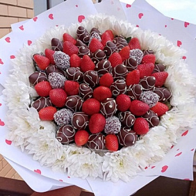 Клубничный букет «Весна»