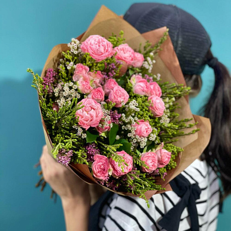 Букет цветов Полевой Африка - Фото 1