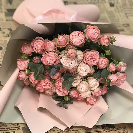 Букет цветов Нежный Комплимент №161 - Фото 1