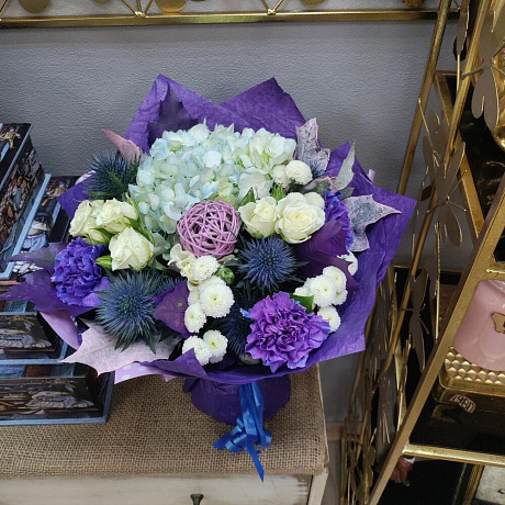 Авторский букет цветов № 215 - Фото 1