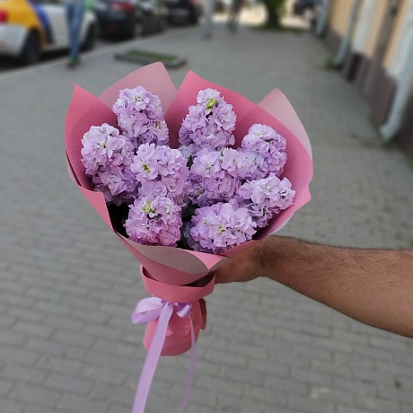 Букет цветов Маттиола №162 - Фото 1