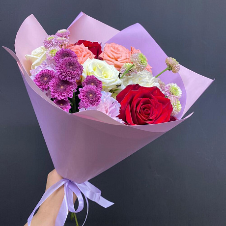 Букет цветов Комплимент №163 - Фото 1