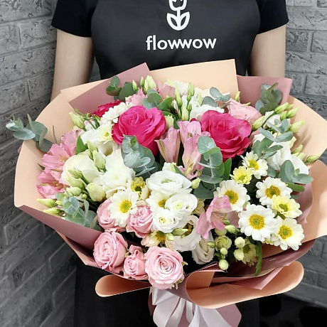 Букет цветов Аврора №165 - Фото 1