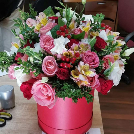 Цветы в шляпной коробке №162 - Фото 1