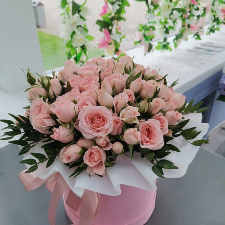 Цветы в коробке №802 - Фото 1