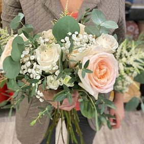 Раскидистый букет невесты