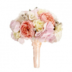 Свадебный букет с эчеверией