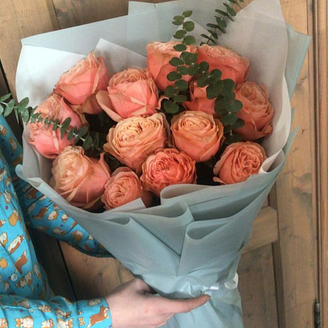 Букет цветов Солнце на рассвете - Фото 1