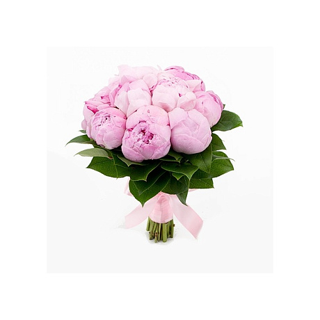 Букет розовых пионов Любимая невеста - Фото 1