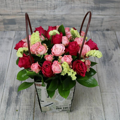 Цветы в коробке №376 - Фото 1