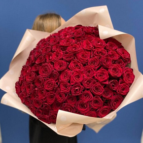 Букет 101 красная роза №161