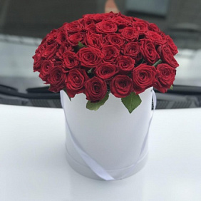 Коробка 35 ред роз