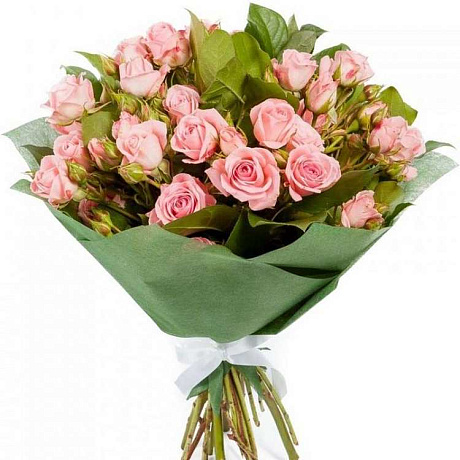 Букет Презент из кустовых роз - Фото 1
