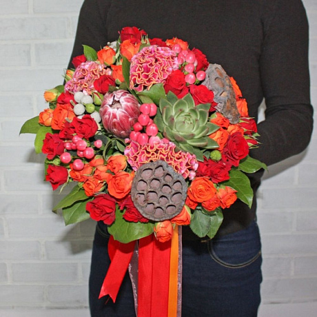 Букет цветов Восток №160 - Фото 1