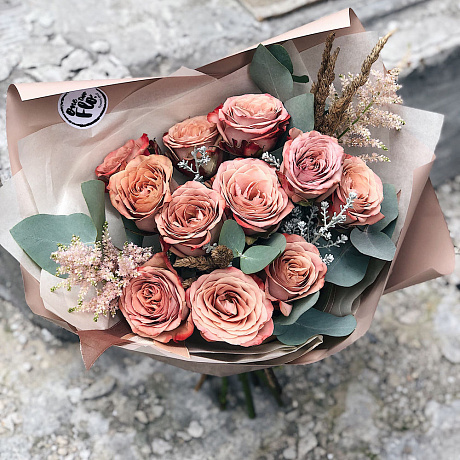 Розы капучино - Фото 1