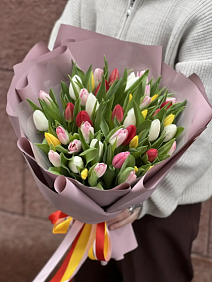 Букет тюльпанов "Жизель"