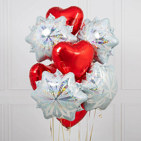 Композиция из шаров Радость зимы! - Фото 1