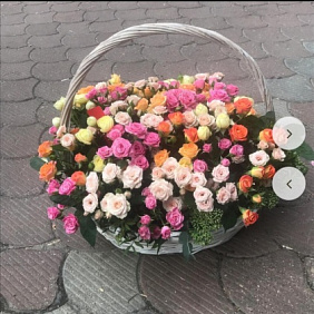 Корзина с цветами №539