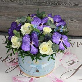 Букет цветов "Голубая лагуна" №172