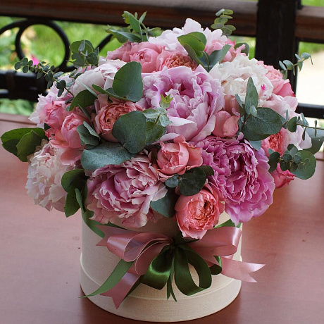 Цветы в коробке №985 - Фото 1